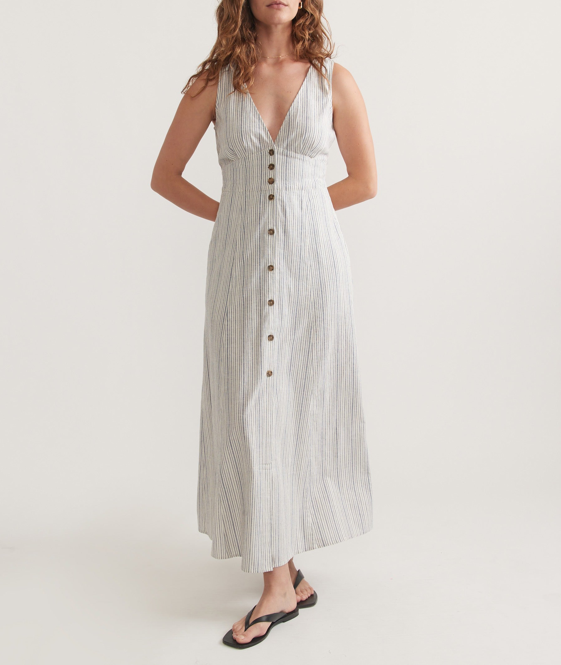 Denim Camila Maxi Dress