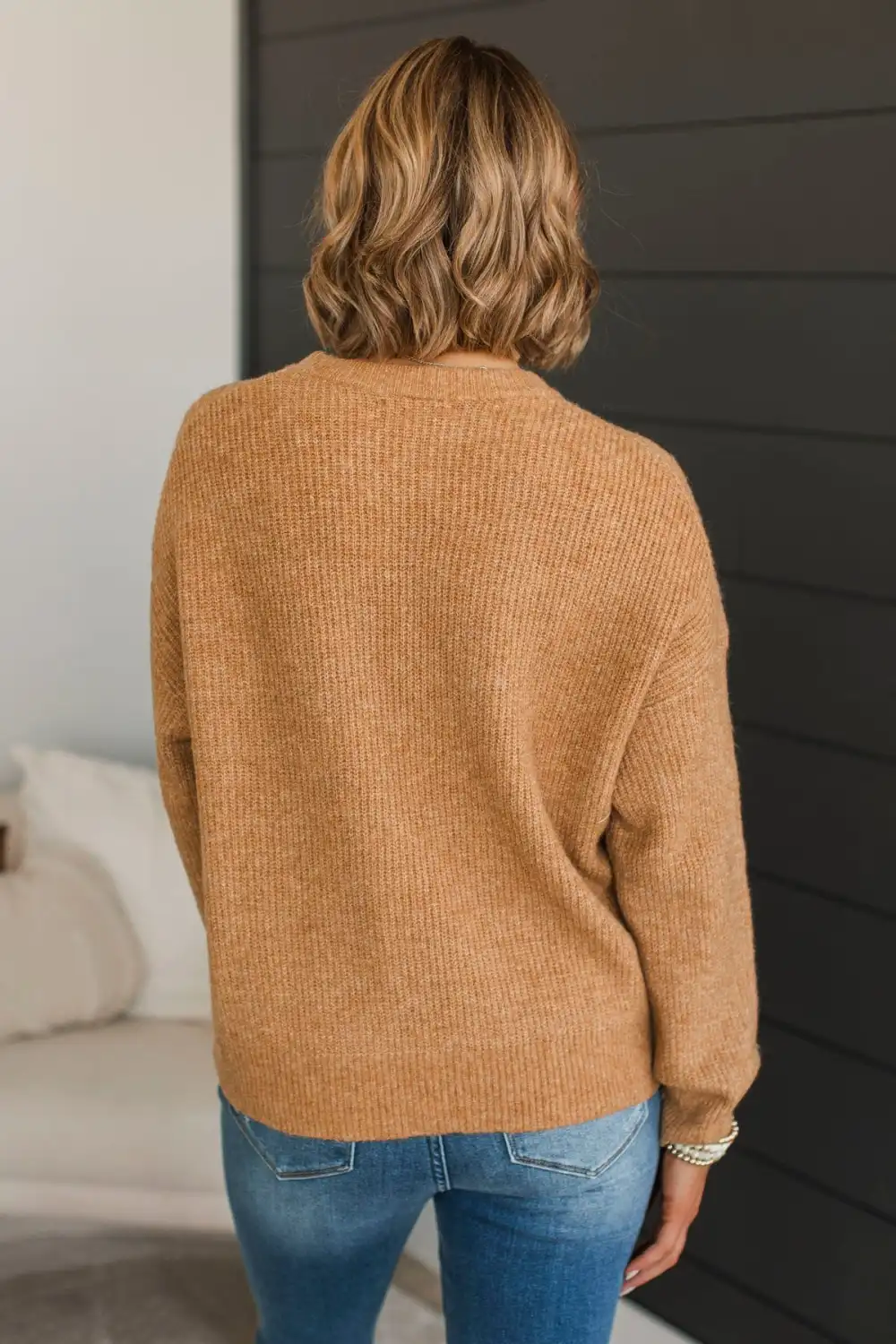 Cause A Commotion Knit Sweater- Honey