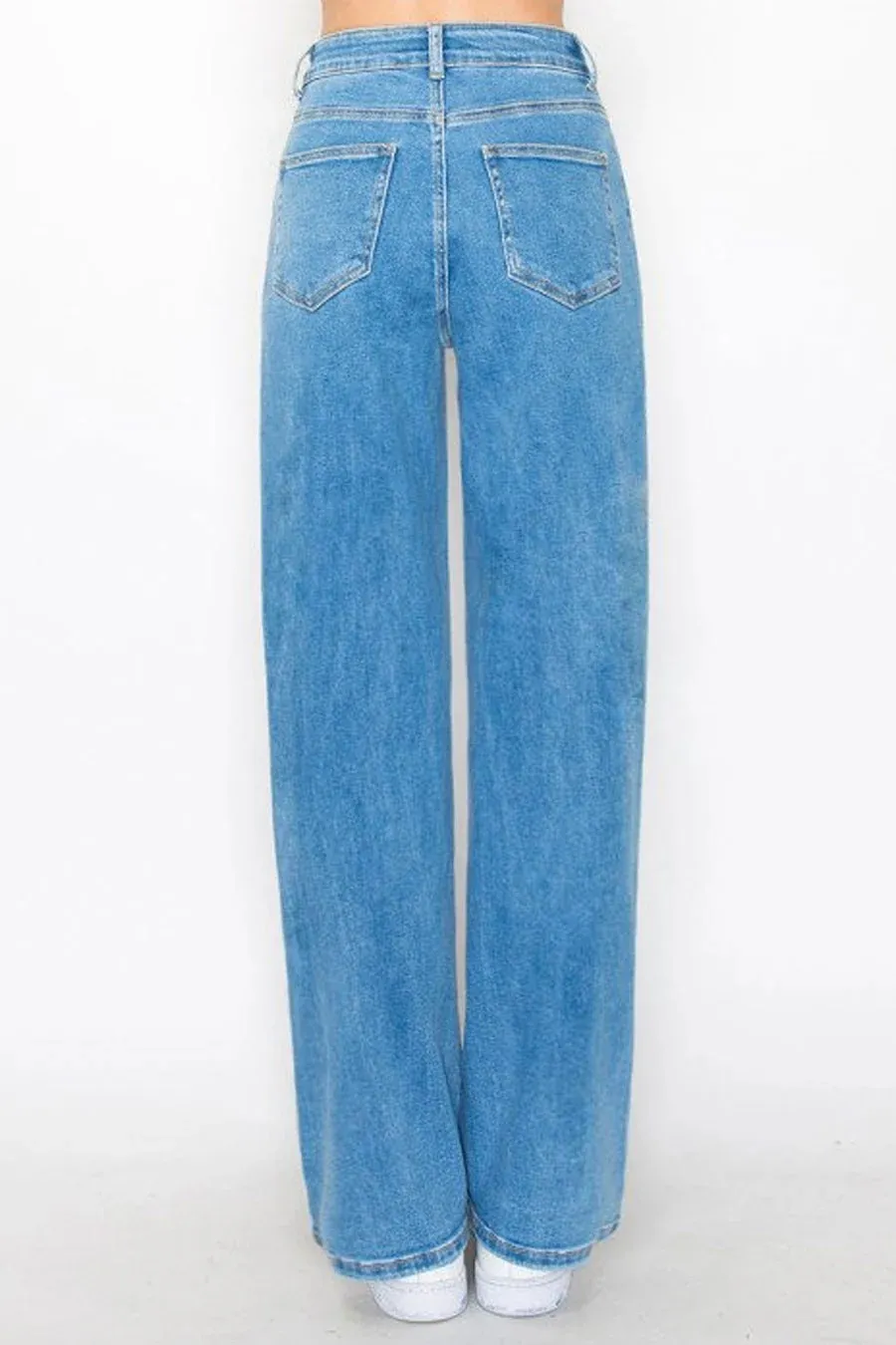 WAXJEAN Authentic Straight Baggy Jeans With Good Stretch