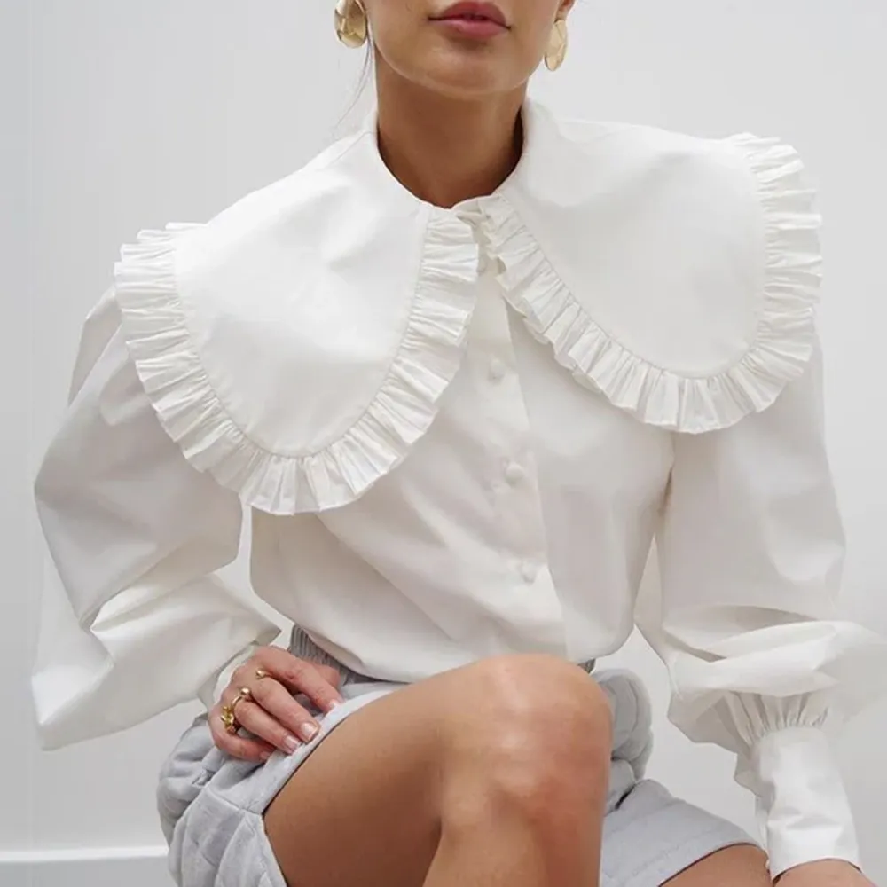 Florence Oversized Collar Blouse