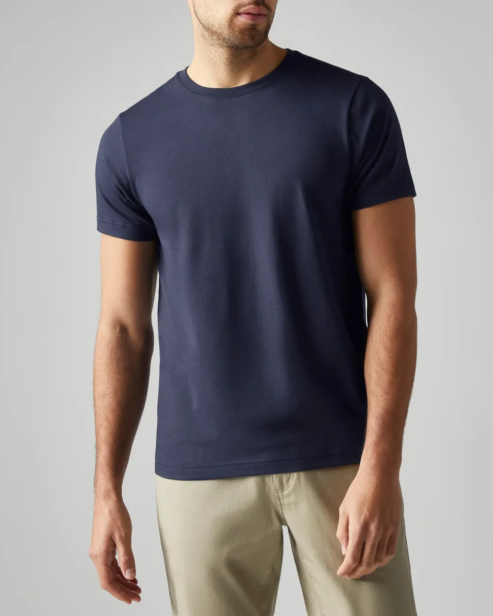 Fashionable Men's Casual Pure Cotton T-shirt