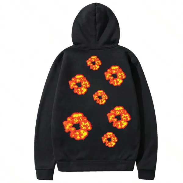 Tears Flame Flower Hoodie