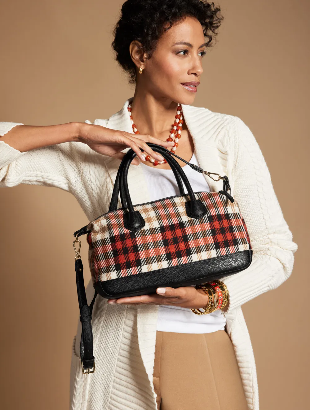 Satchel Bag - Amazing Plaid