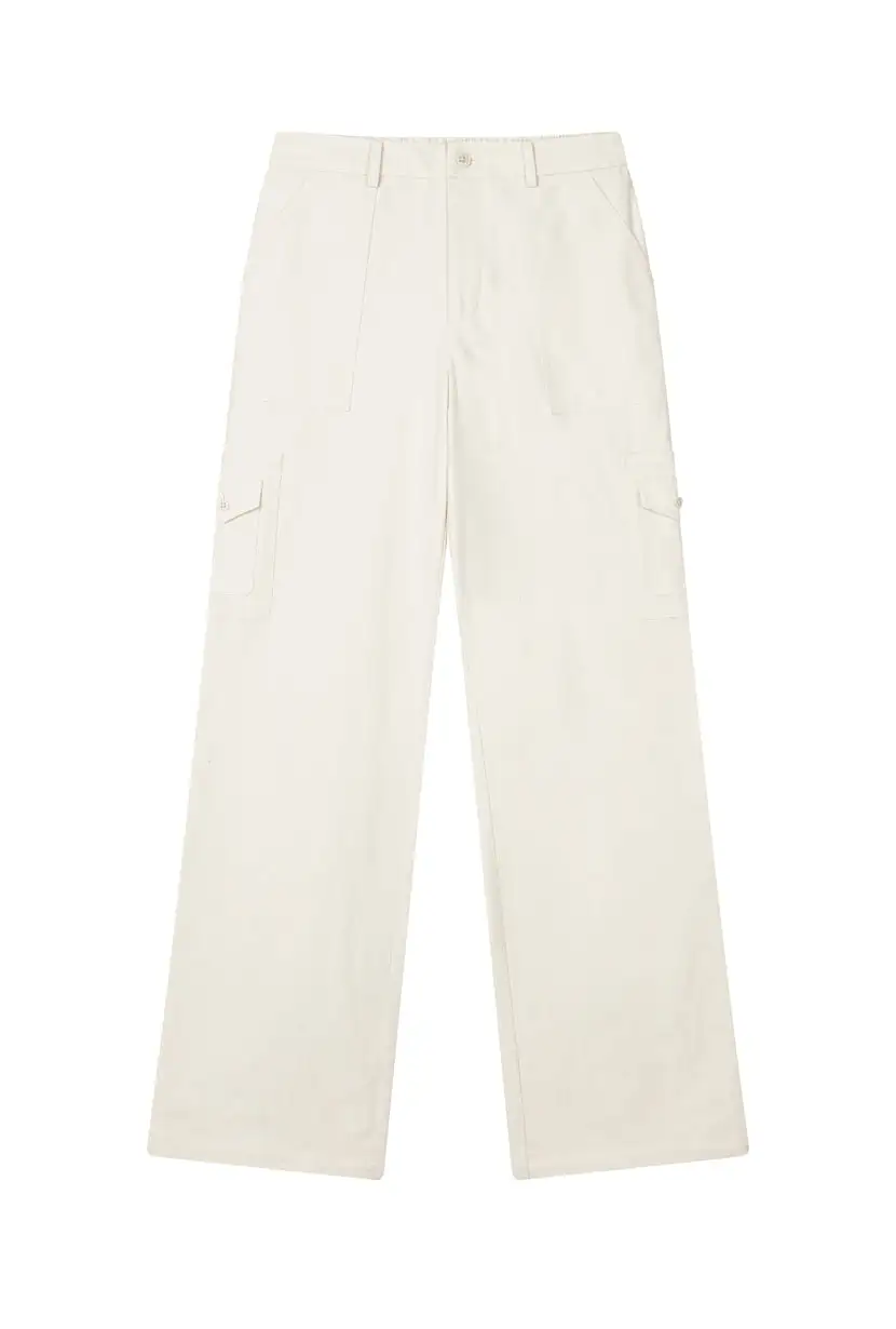 Carey Cargo Pants - Cream