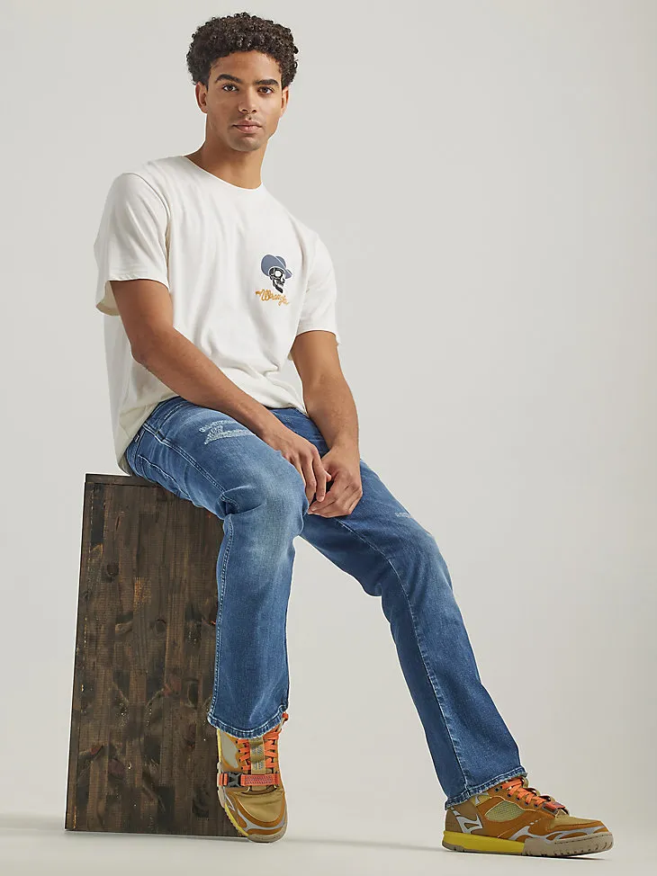 MEN'S DESTRUCTED BOOTCUT JEAN IN HARD DAYS NIGHTS