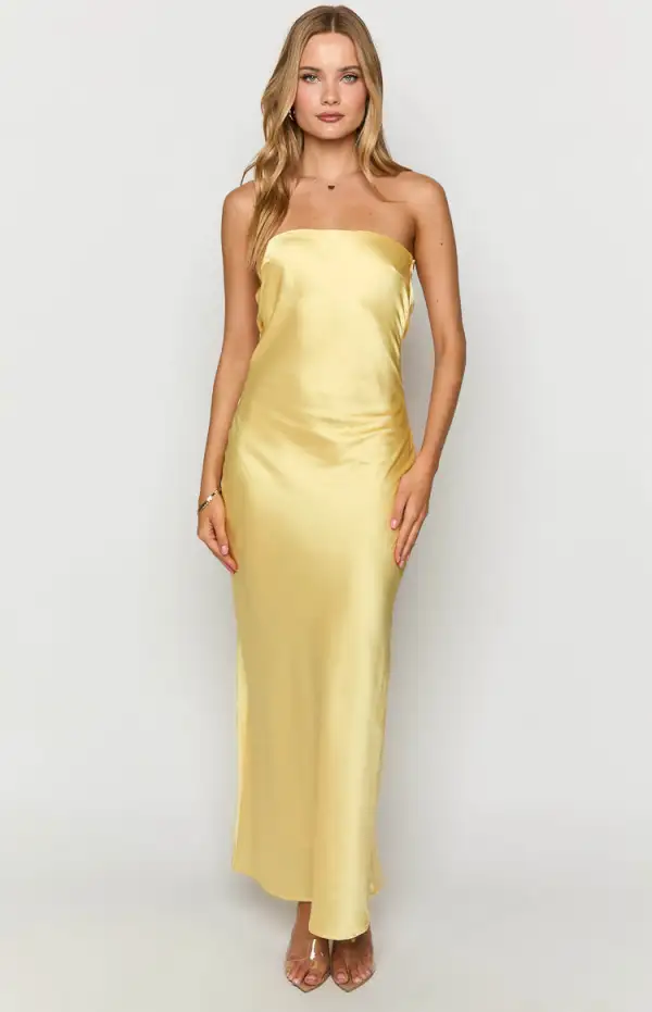 Libra Yellow Maxi Dress