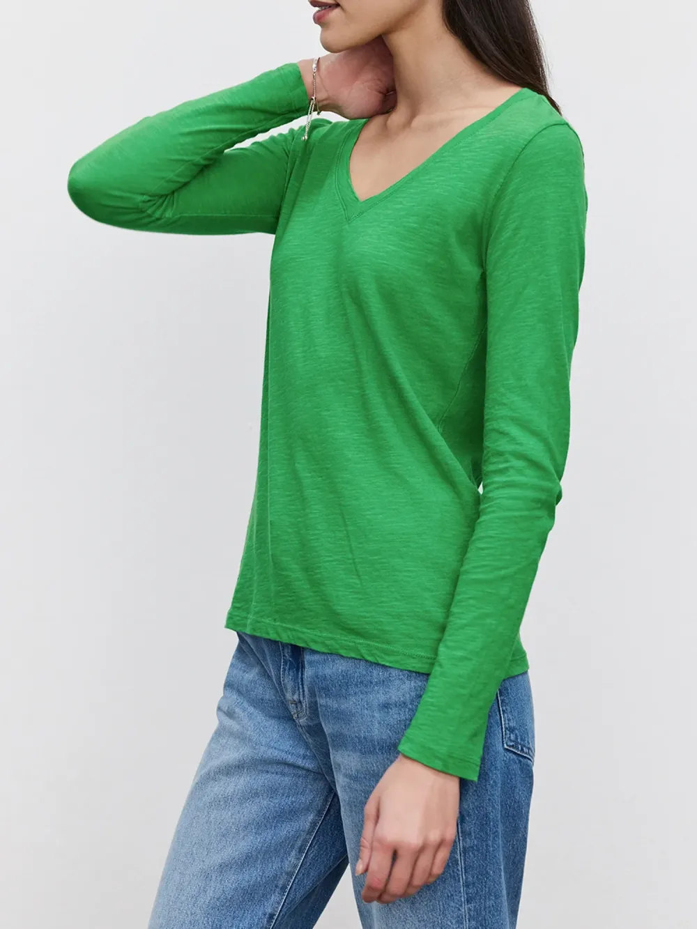 Blaire Textured Cotton Tee