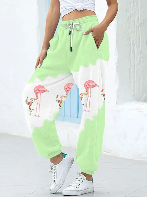 Women's Merry   Flamingo Tree Sweatpants