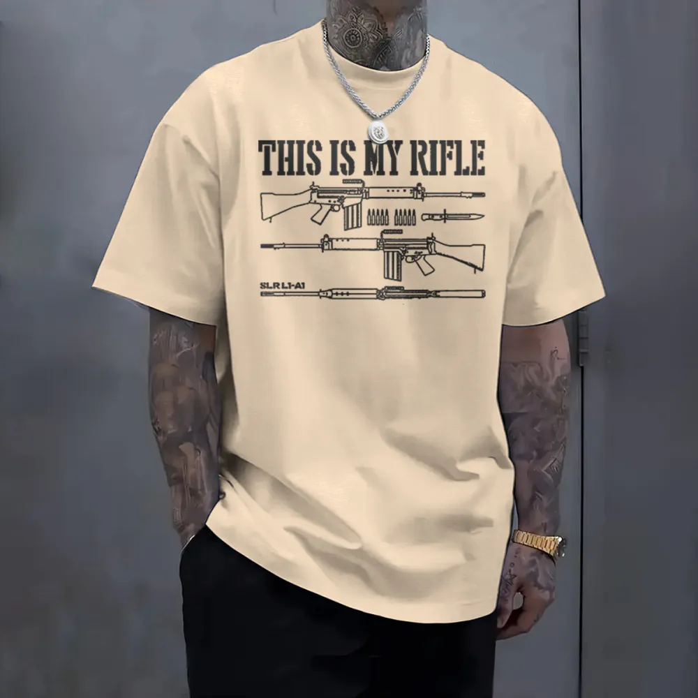 This Is My Rifle Men T-shirt,Short Sleeve,T-shirt Size S-4XL