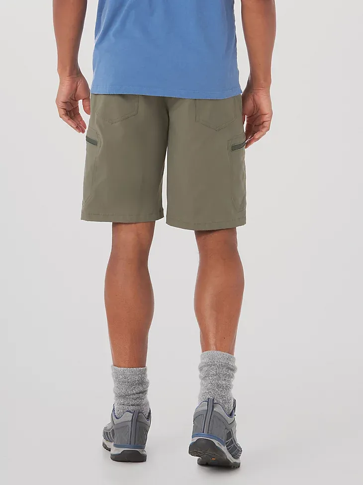 MEN'S WRANGLER AUTHENTICS® COMFORT WAIST CARGO SHORT IN SAGEBRUSH