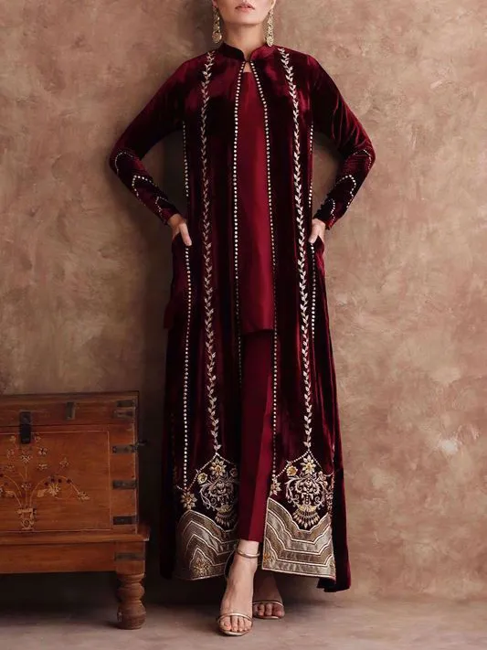 Vintage embroidered kaftan