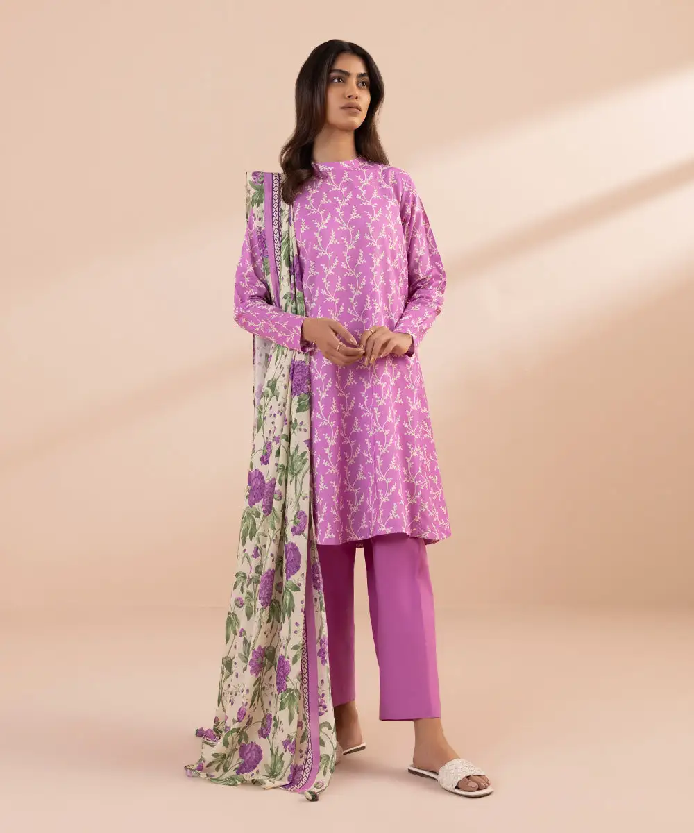 2 Piece - Printed Lawn Suit