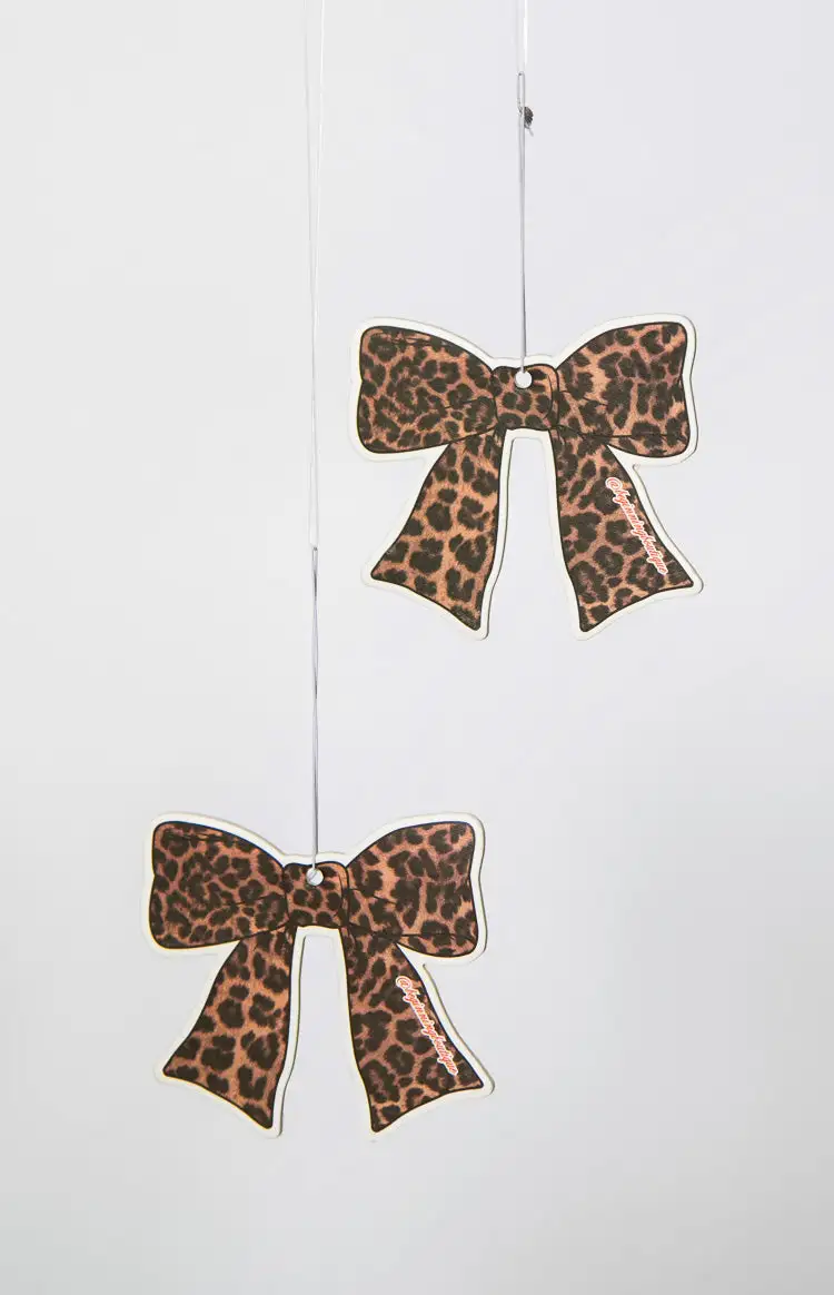 Leopard Print Bow Air Freshener