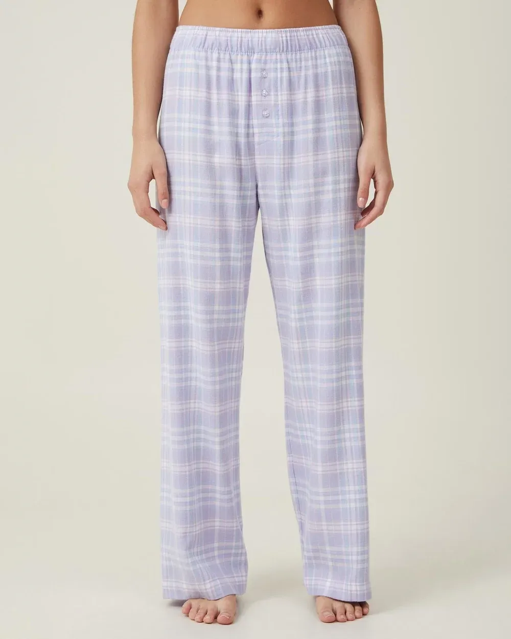 Flannel Boyfriend Boxer Pants