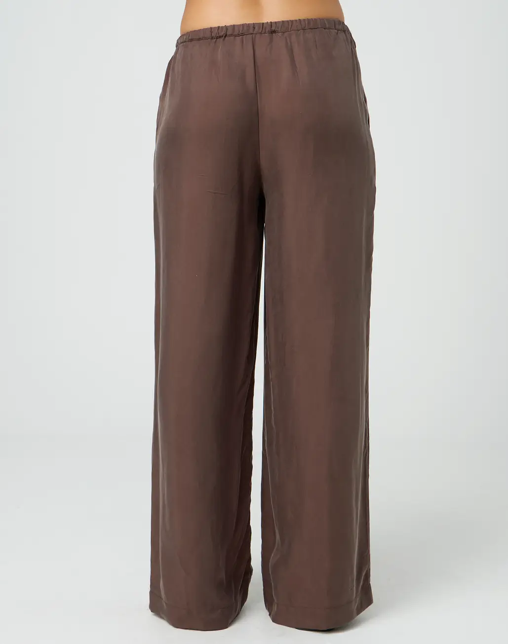 Cupro Tie Up Loose Leg Pant