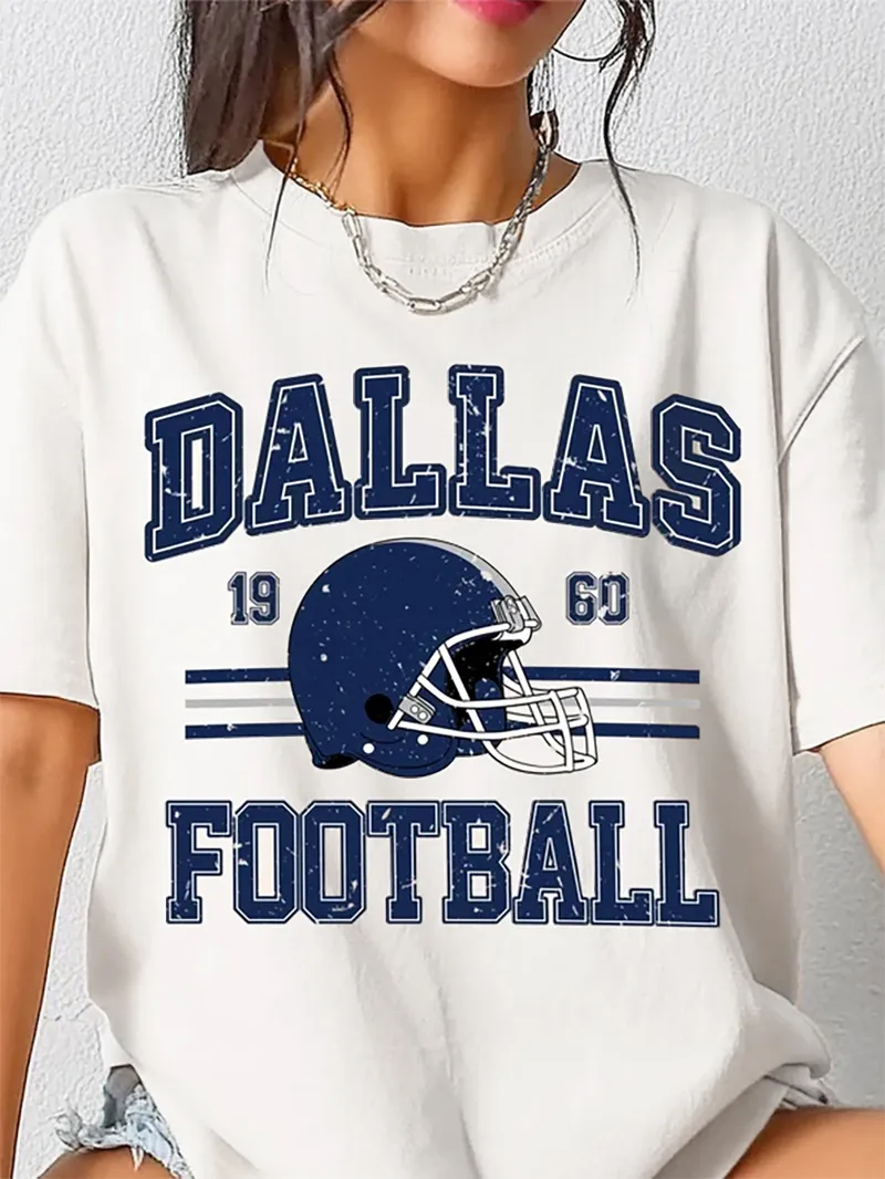 DALLAS Football Retro Graphic T-shirt