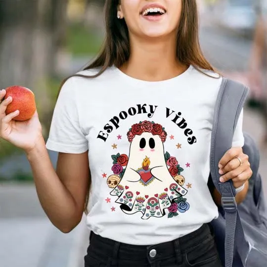 Espooky Vibes Spanish Teacher T-Shirt