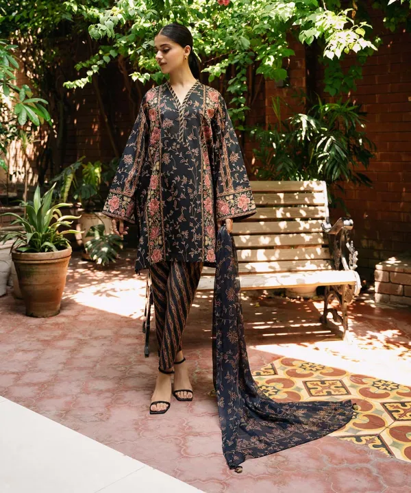 3 Piece - Printed Lawn Suit