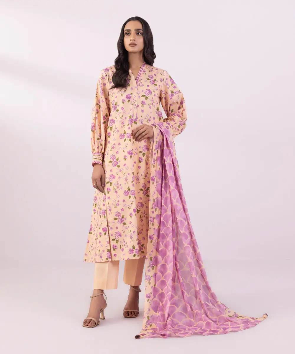 2 Piece - Printed Lawn Suit