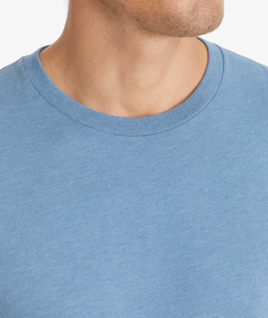 Men's Blue Crew Neck Tees