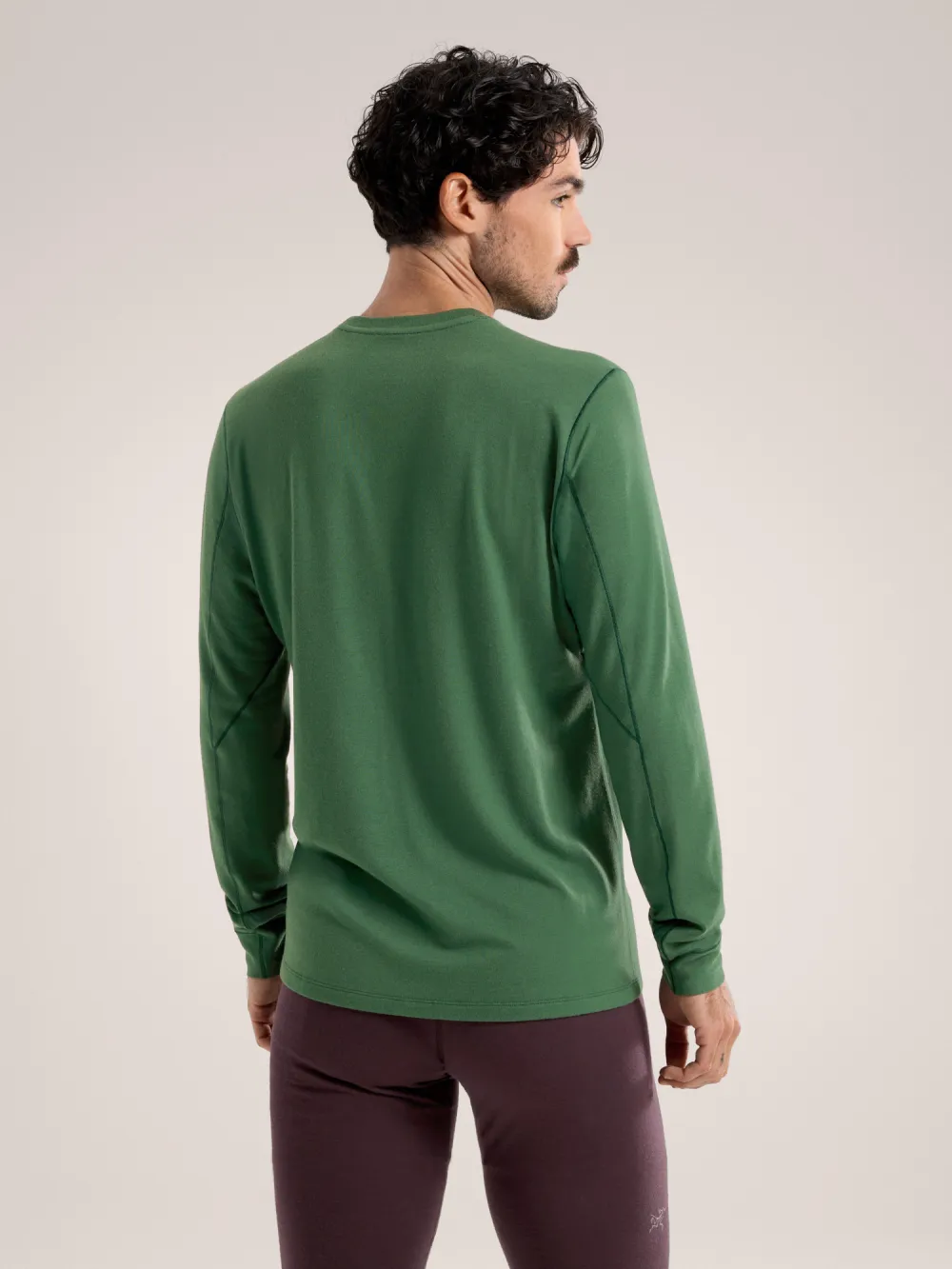 Rho Merino Wool Crew Neck LS Men's