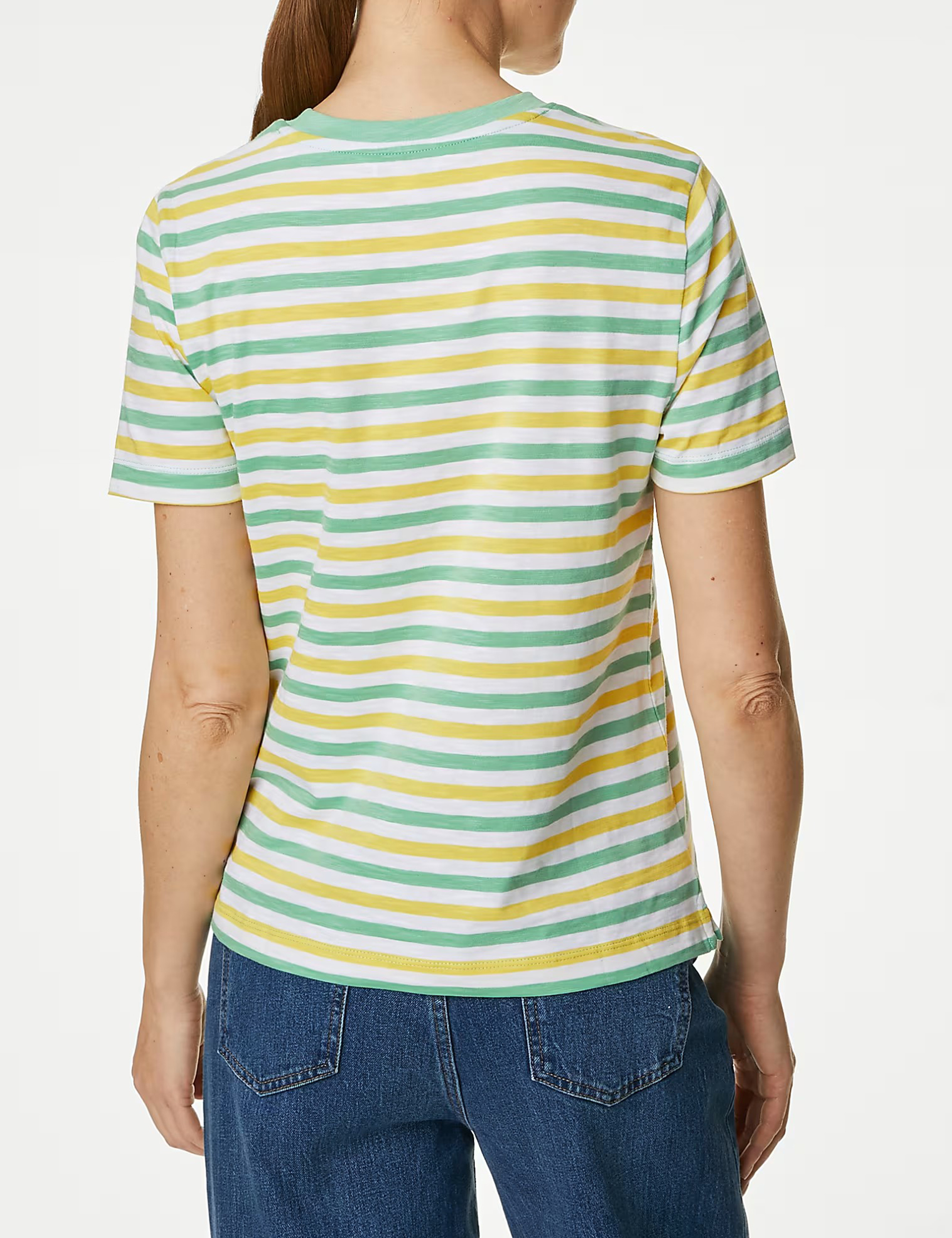 Pure Cotton Striped T-Shirt