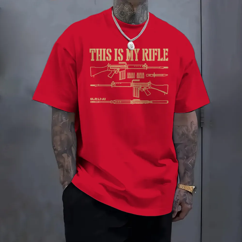 This Is My Rifle Men T-shirt,Short Sleeve,T-shirt Size S-4XL