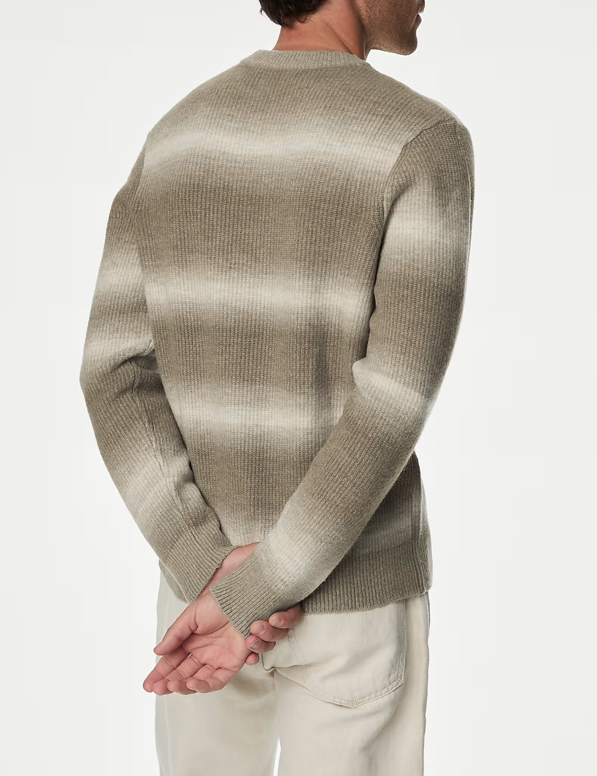 Supersoft Striped Jumper with Wool