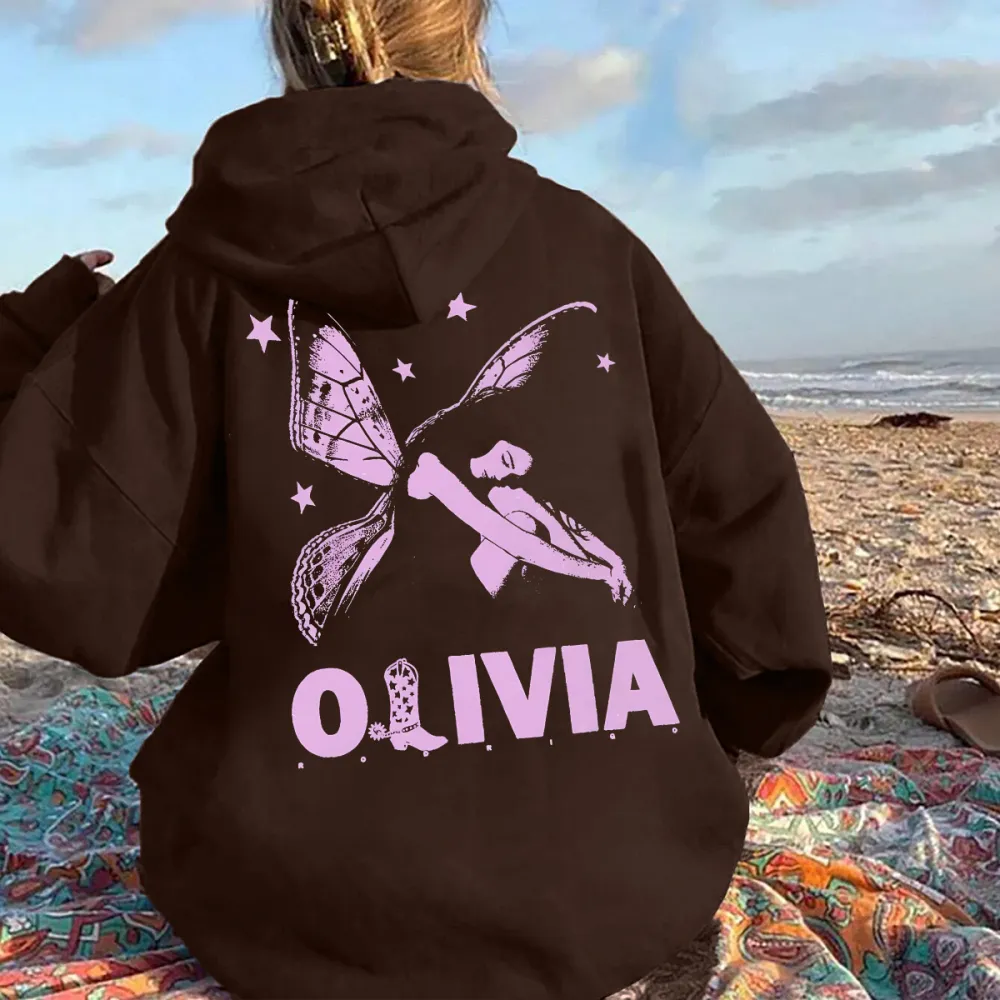 olivia Butterfly women's fashion hoodie