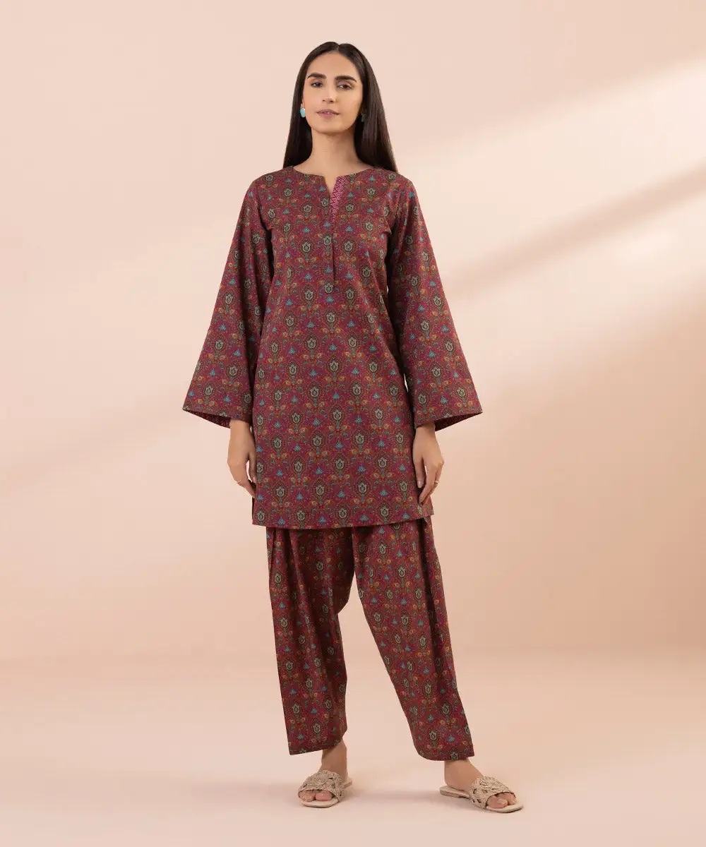 2 Piece - Printed Lawn Suit