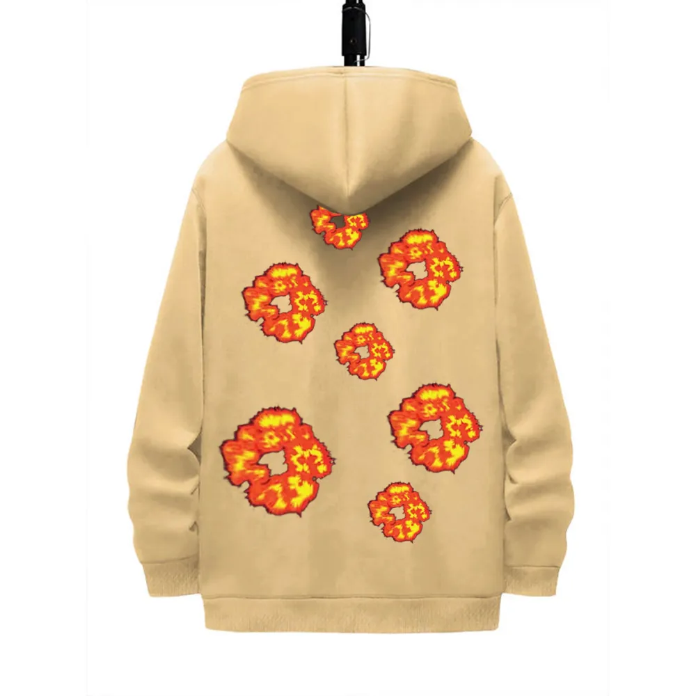 Tears Flame Flower Hoodie