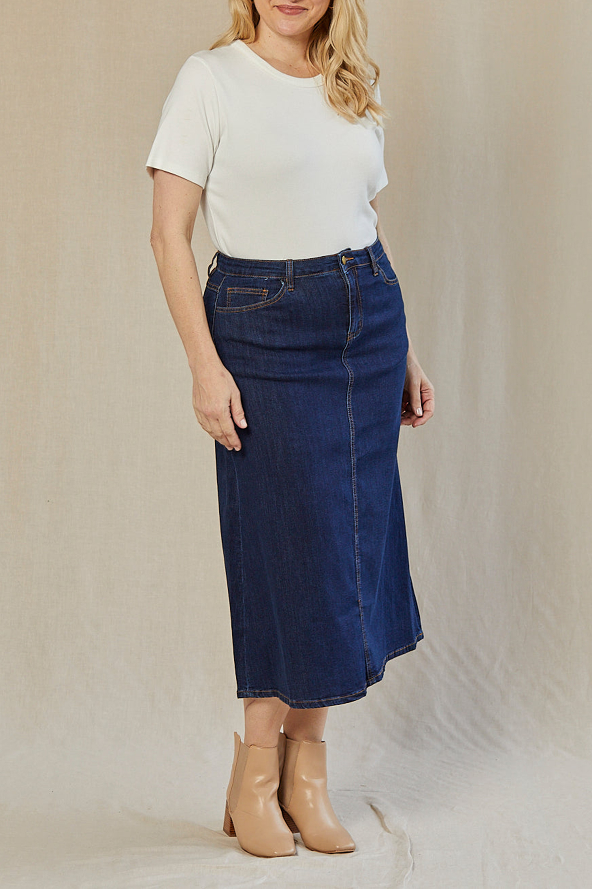 Everyday A-Line Denim Skirt Bundle