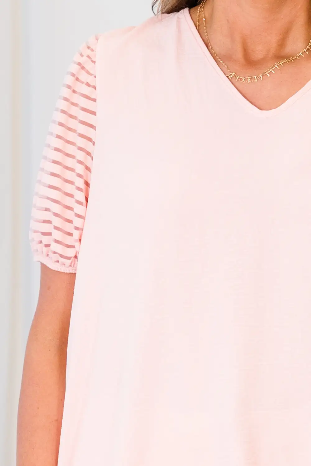 Striped With Kindness Top, Blush