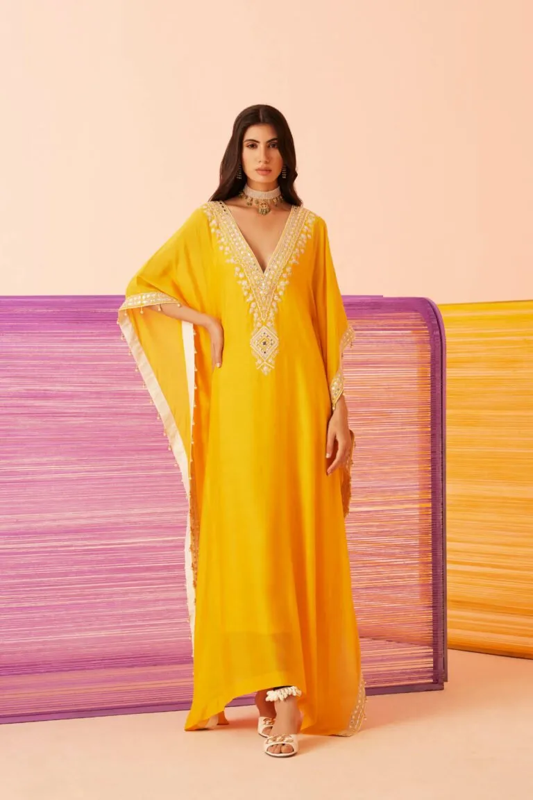 Starry Day Muslin Kaftan