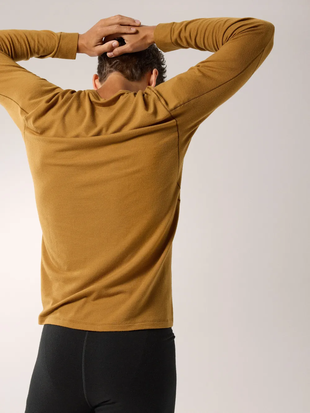 Rho Merino Wool Crew Neck LS Men's