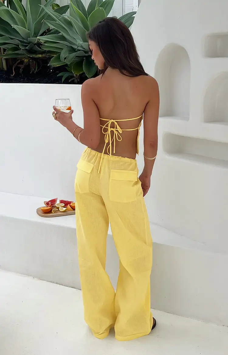 Vienna Yellow Pants