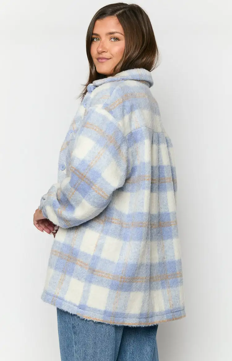 Neve Blue Check Jacket