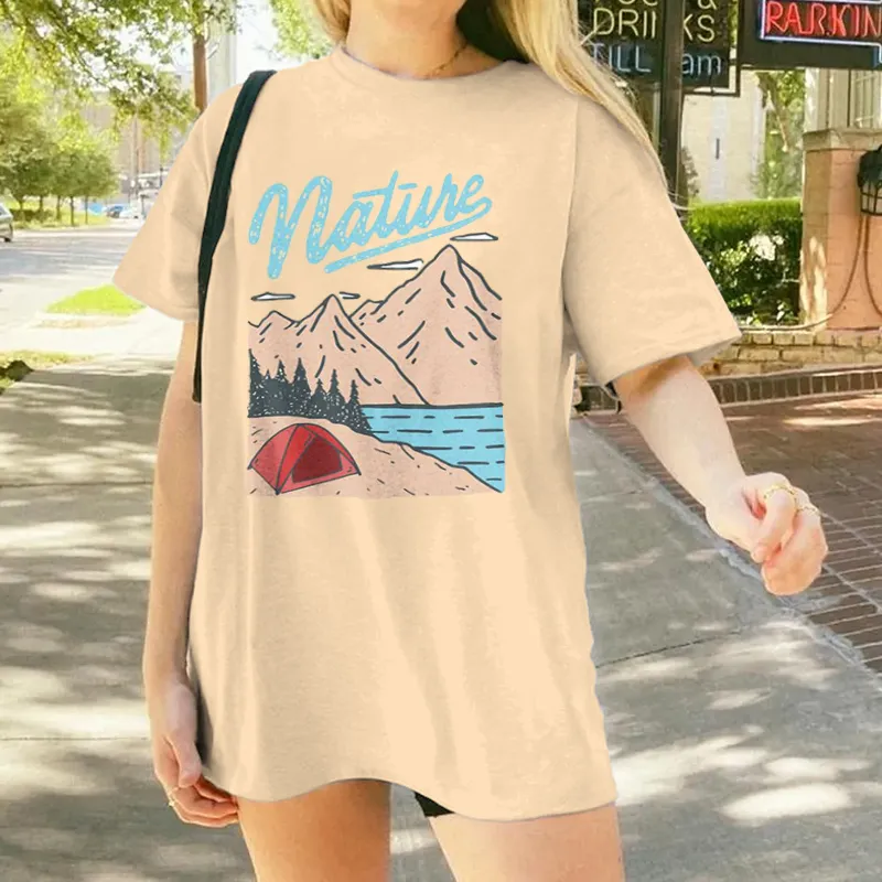 Women's Native Beautiful Place Pattern Printed Tee