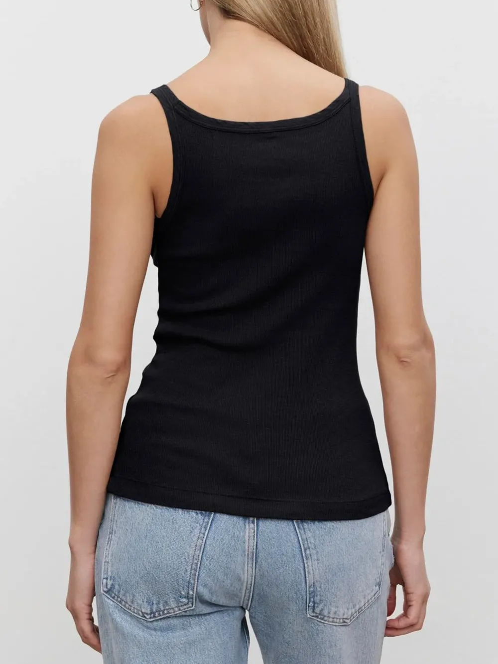 Aliza Ribbed Cotton Layering Tank