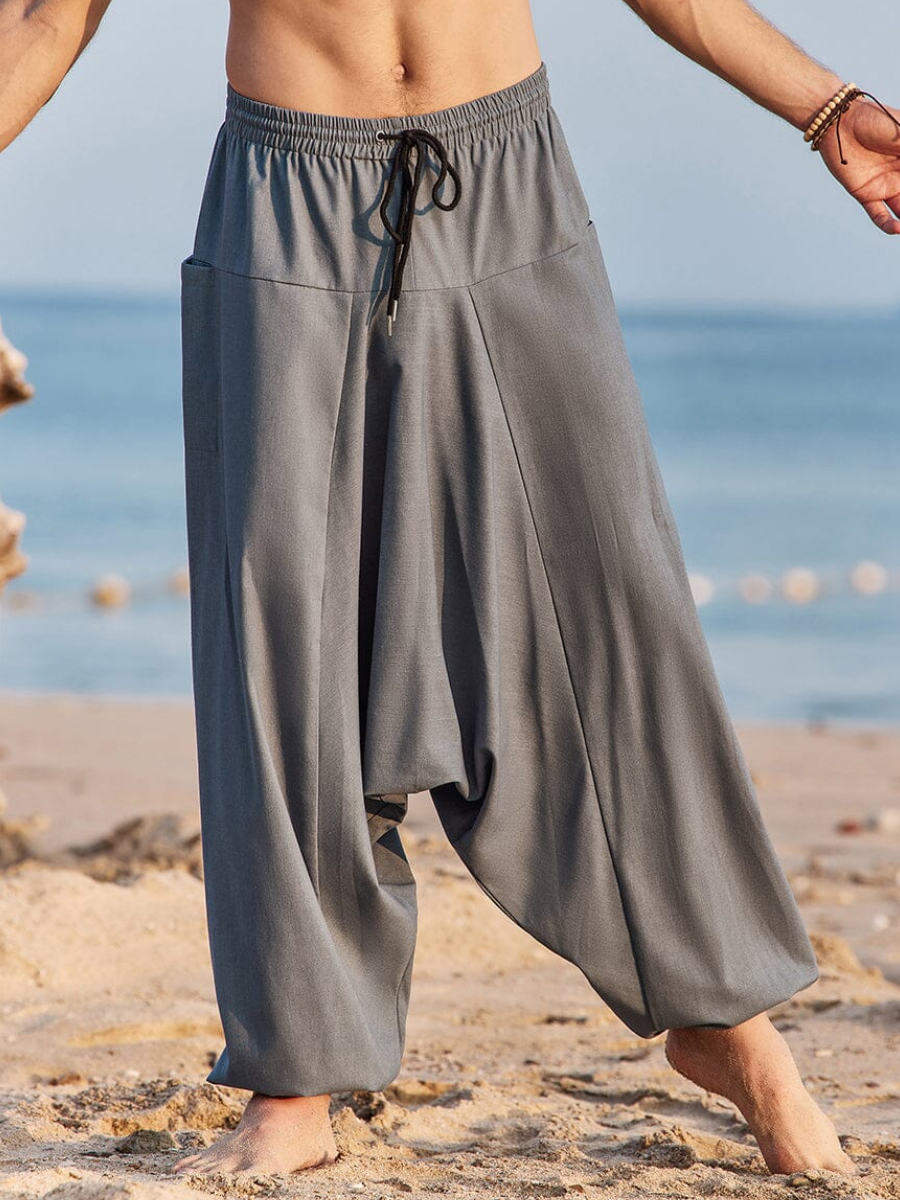 Linen Straight Pants - Lightweight & Breathable