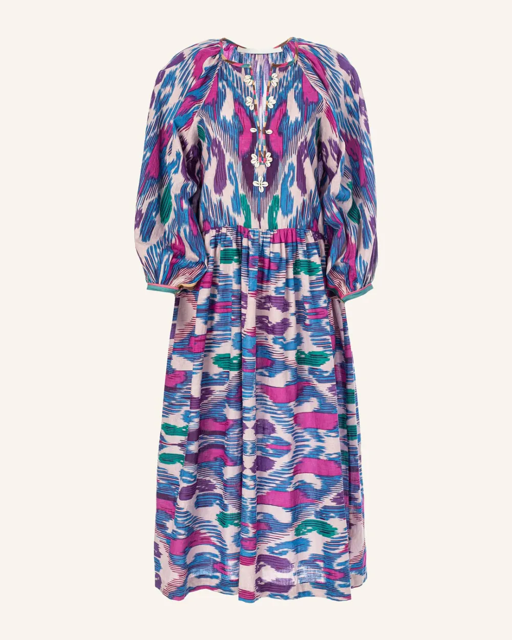 eleste Oasis Ikat Dress