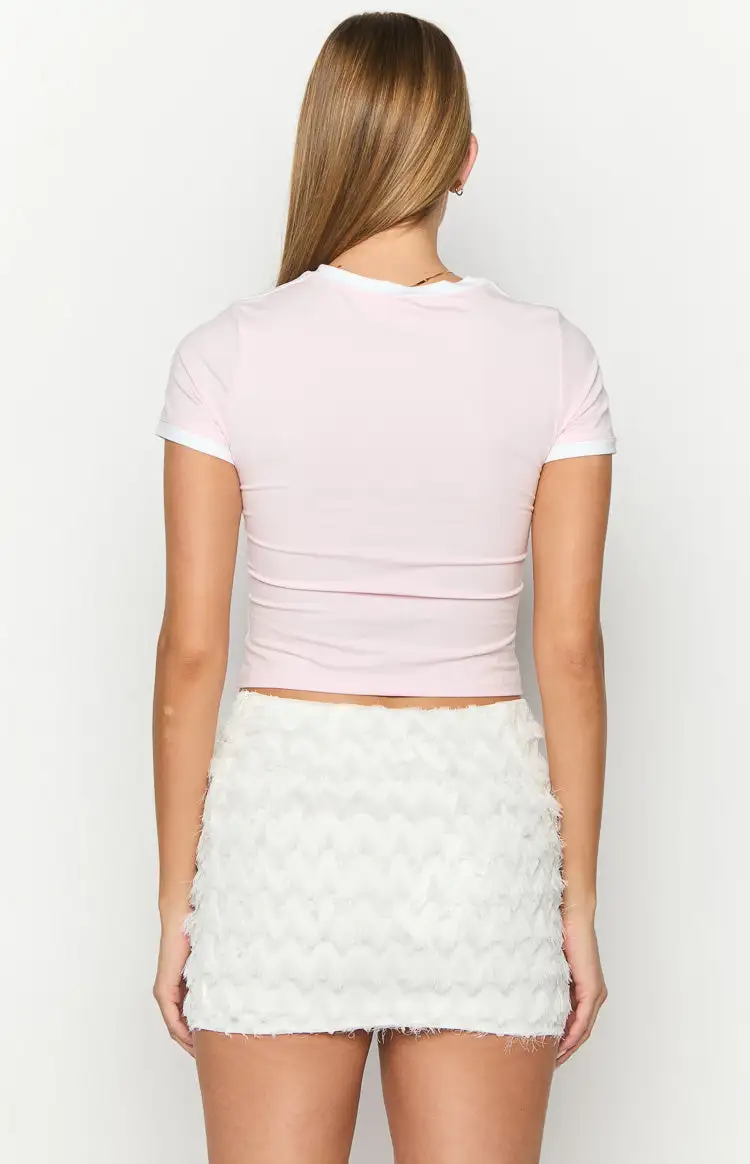 Marlie White Mini Skirt