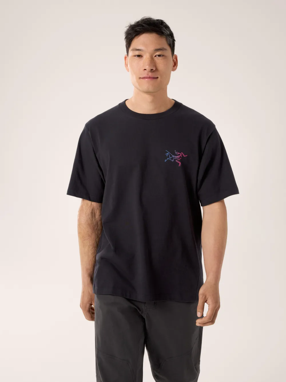 Kragg Cotton Logo Shirt SS Men's