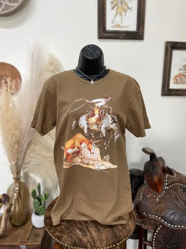 Sharp Shooter T-Shirt-Coyote Brown