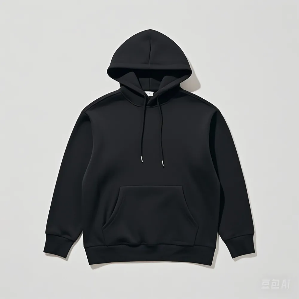 Loose Fit Hoodie - Black