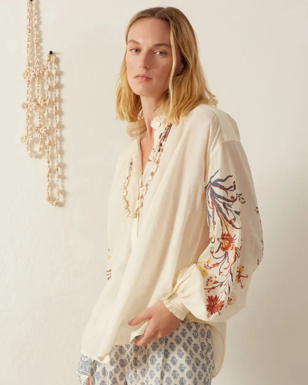 Poet Sun Lily Valley Blouse