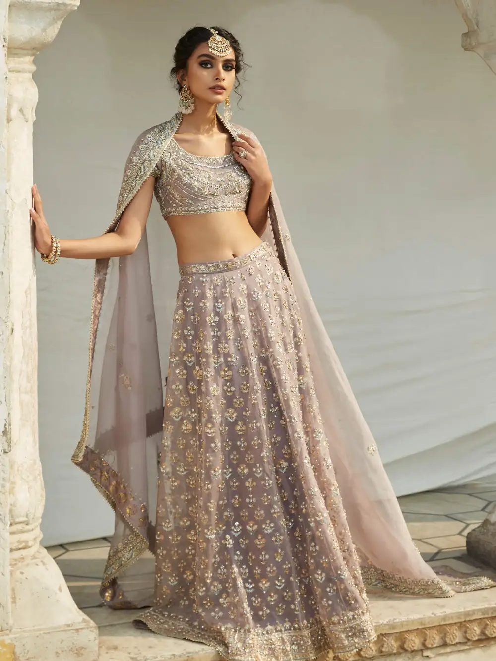 CHOLI W/ GHAGRA & DUPATTA