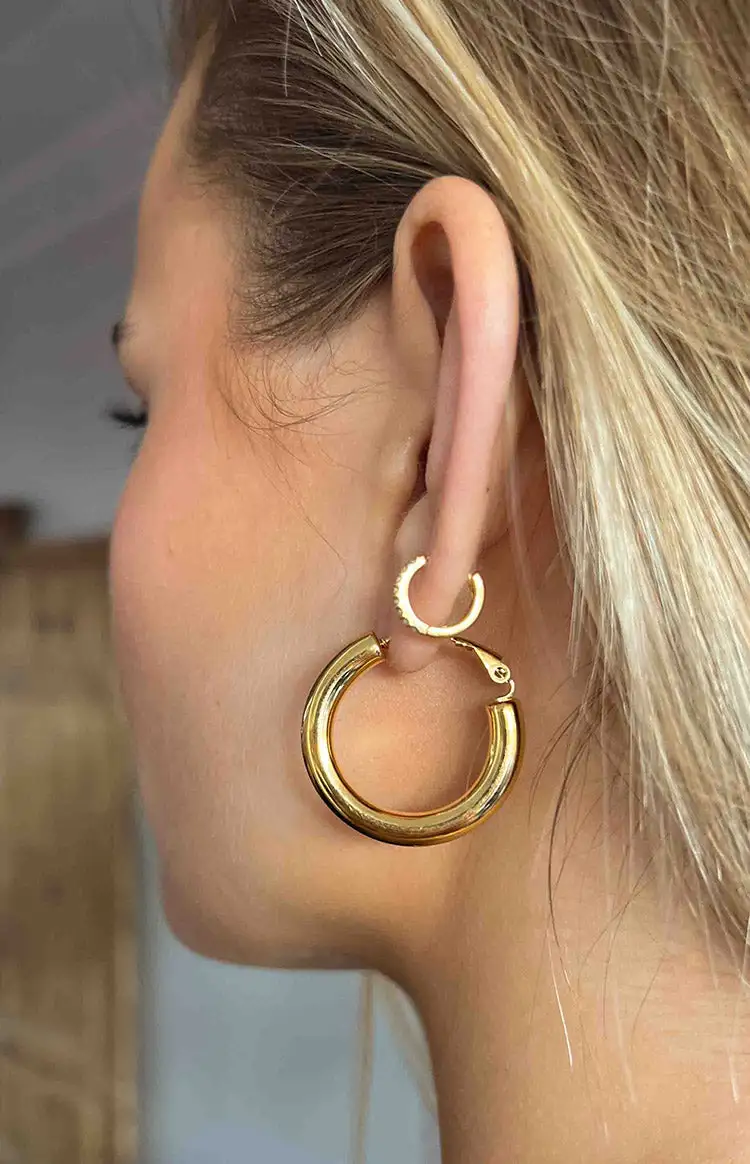 Mateo Gold Hoop Earrings