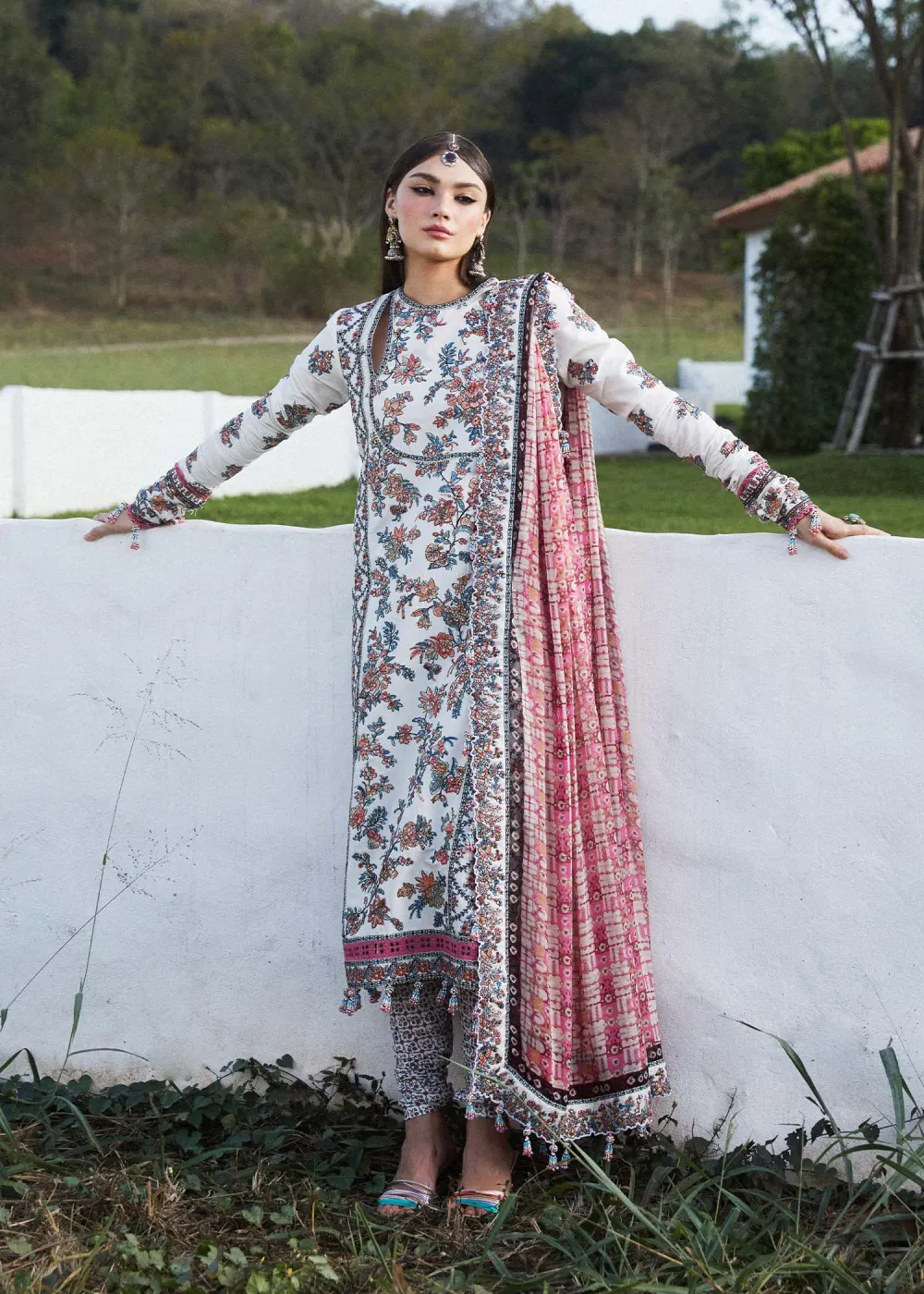 ELARA Embroidered Lawn