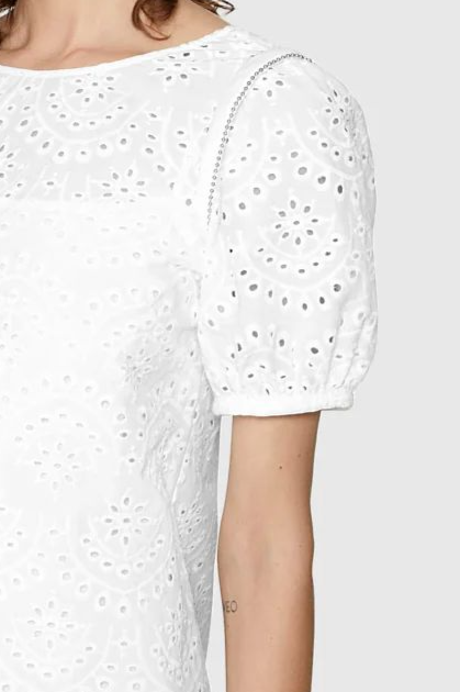 White Fashion Short Sleeve Dress